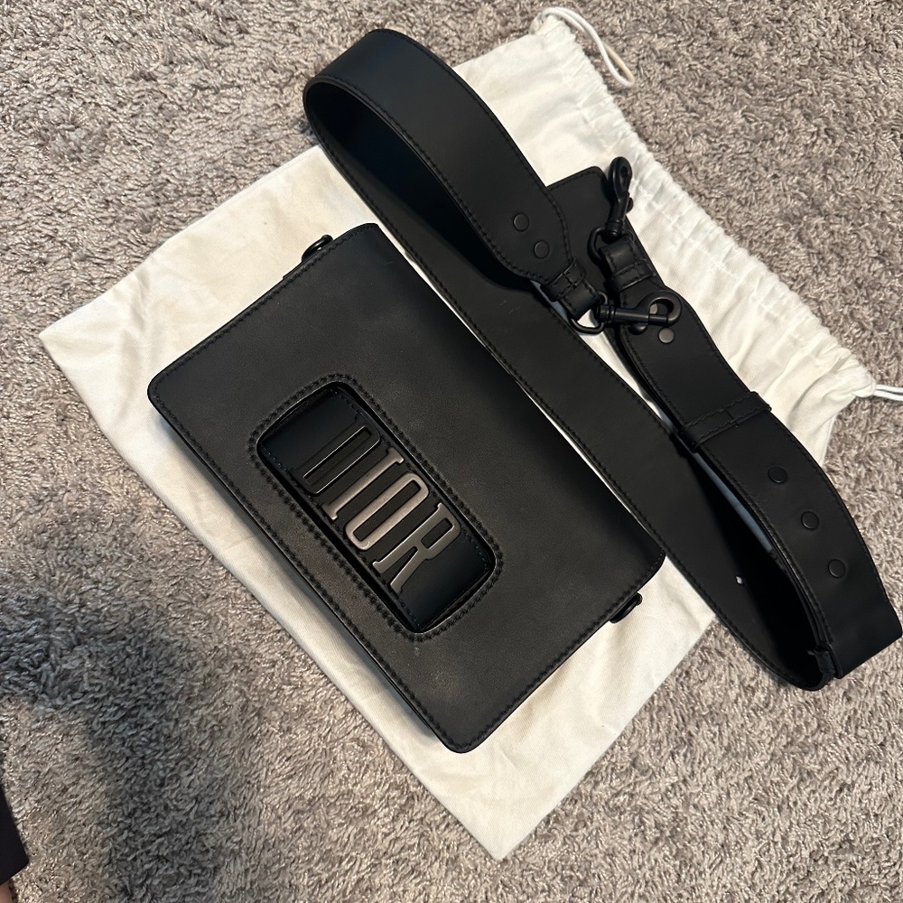 Christian Dior Dio(r)evolution Black Calfskin Bag